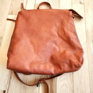 Anthropologie leather backpack - beautiful!